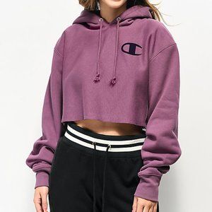 Champion Reverse Weave Crop Hoodie (XS)